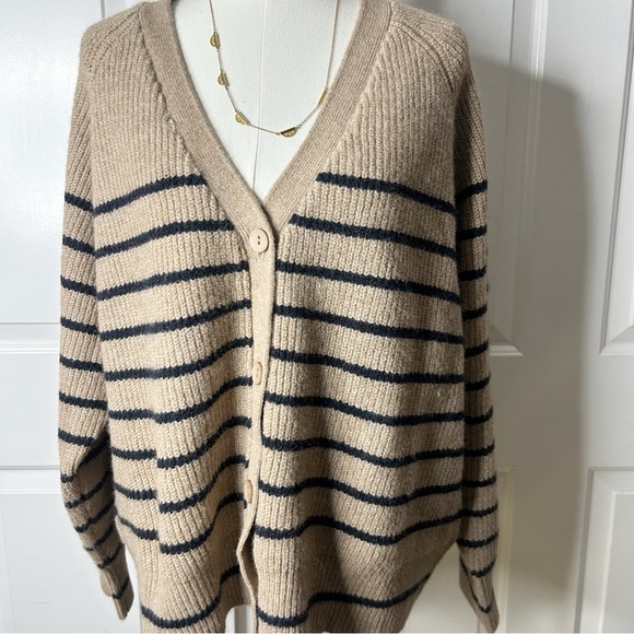 THREAD & SUPPLY
Annie Stripe Cardigan (size 2X) - Picture 6 of 10